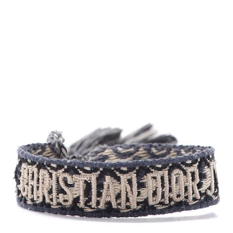 christian dior blue bracelet|christian dior bracelet woven price.